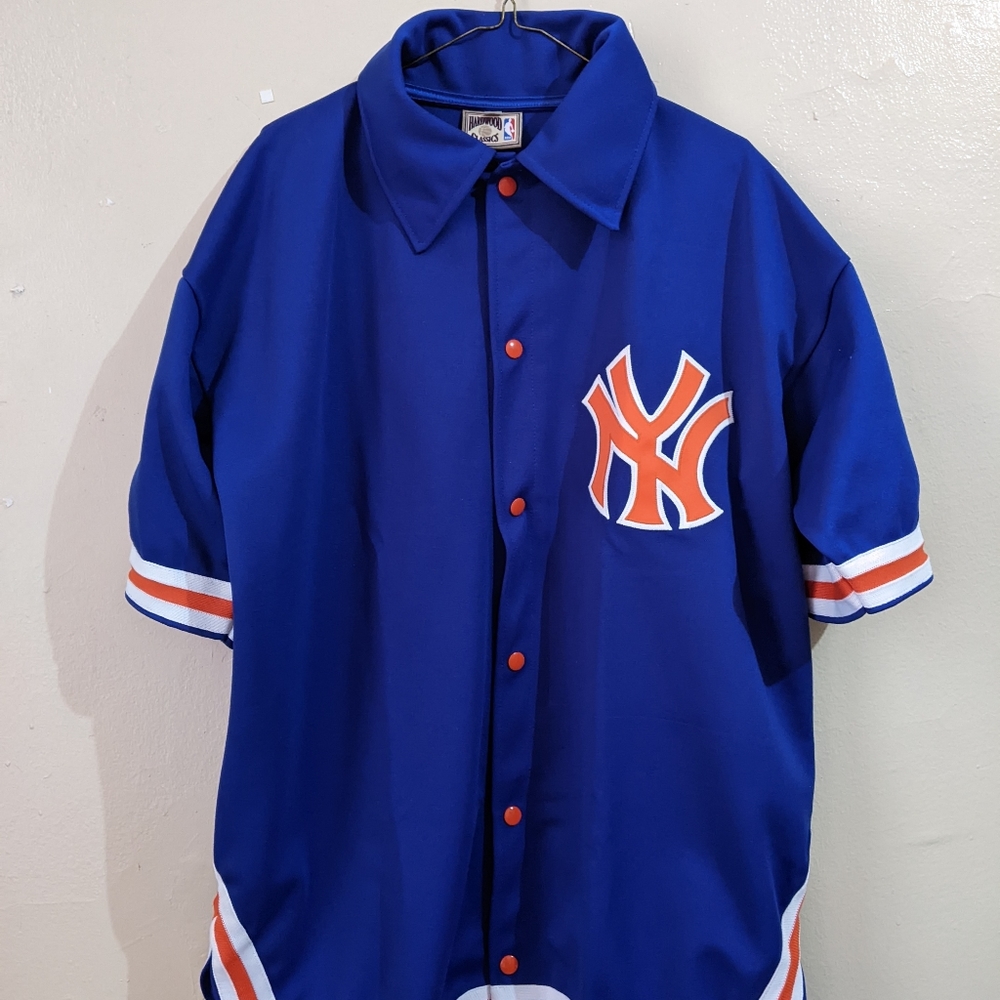 New York Knicks Mitchell and Ness Shooting Shirt